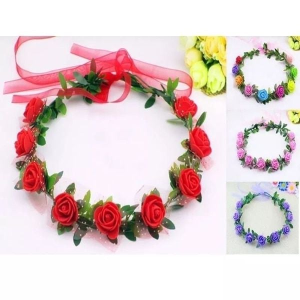 1 Túi Hoa xốp làm vòng hoa đội đầu chụp kỉ yếu, làm vòng nguyệt quế, trang trí hộp quà tặng cực đẹp