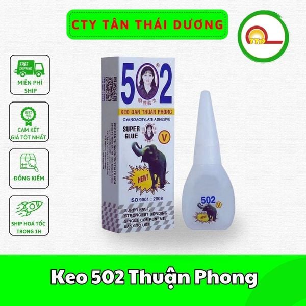 Keo 502 Thuận Phong, Keo Con Voi_Siêu dính