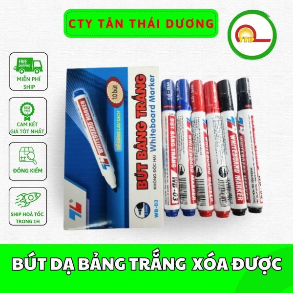 BÚT DẠ BẢNG TRẮNG WB-02, XÓA ĐƯỢC