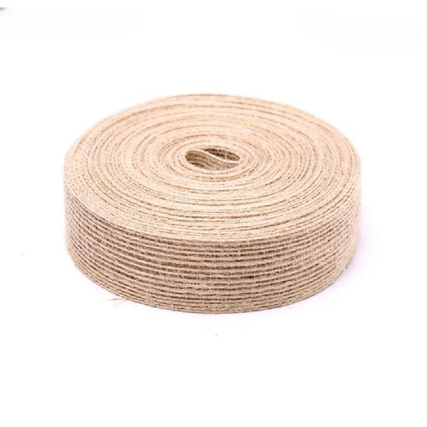 Ruy băng sợi đay, làm đồ handmade - Thắt nơ kiểu Vintage - Dài 10 Mét