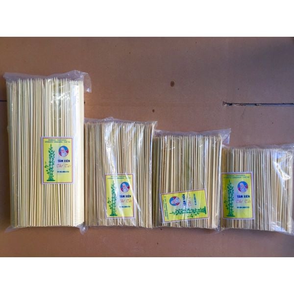 500G QUE XIÊN GỖ DÙNG MỘT LẦN CHIỀU DÀI 20CM