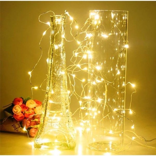Đèn led dây trang trí dùng pin, đèn led đom đóm fairy light decor, trang trí cực đẹp