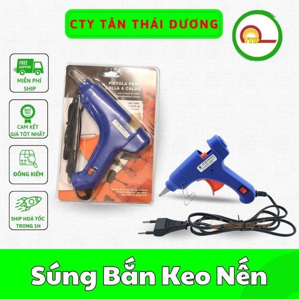 Máy bắn keo, sún bắn keo nến to 60W, máy bắn keo nến nhỏ 20W_gọn nhẹ_tiện dụng