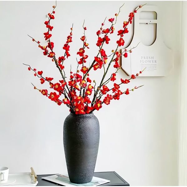 Cành đào giả - Cành đào cổ dài cắm bình hoa , Trang trí nhà cửa cực đẹp