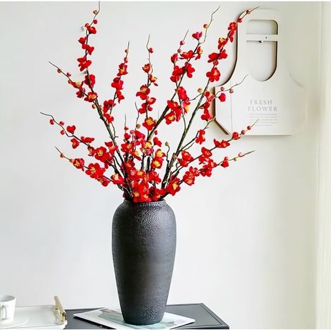 Cành đào giả - Cành đào cổ dài cắm bình hoa , Trang trí nhà cửa cực đẹp