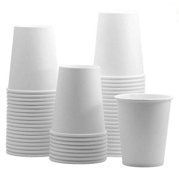 Cốc giấy - Set 50 cốc giấy dùng 1 lần chịu nhiệt, an toàn và tiện dụng - Loại tốt và dày dặn
