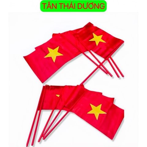 (Lẻ 1 Chiếc) Cờ Đỏ Sao Vàng - Cờ vẫy cầm tay, Cờ khai giảng, văn nghệ - Cờ cồ vũ - Loại Đẹp