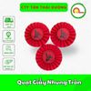 Quạt Giấy Nhung Tròn 1 Chiếc Trang Trí Tháp Bánh,Giỏ Quà Tết,Giỏ Hoa Quả