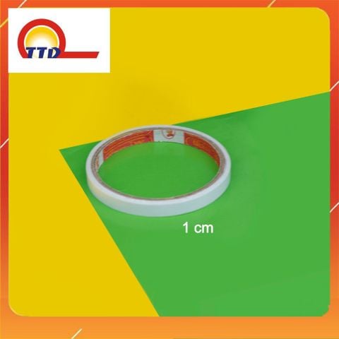 Băng Dính 2 Mặt Trắng Các Kich thước Dài 4 mét
