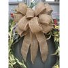 Ruy băng vải bao bố - Làm đồ handmade, thắt nơ hộp quà - Decor trang trí kiểu Vintage - 4cm x 5 mét