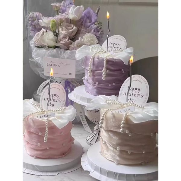 Nơ ngọc trai - Nơ ngọc trang trí bánh sinh nhật, trang trí bó hoa - Làm đồ handmade cực đẹp