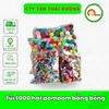 Túi 1000 hạt pompom bằng bông , trang trí , dụng cụ học tập