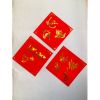 Chữ thư pháp - Thẻ in chữ thư pháp, Chữ vàng nền đỏ - Trang trí Tết , Decor cực đẹp (Ngẫu Nhiên)