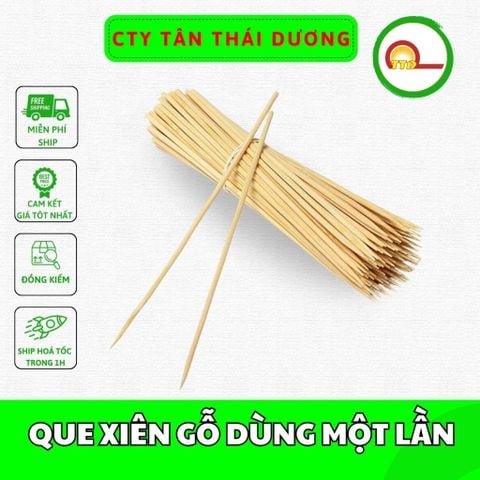 500G QUE XIÊN GỖ DÙNG MỘT LẦN CHIỀU DÀI 20CM