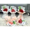 Giấy gói hoa - Set 10 tờ giấy mini lót bó hoa 1-3 bông chữ Happy Day - Khổ 13x25cm