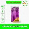 Hộp 12 Chiếc Bút Bi Gel CHOSCH Mực Tím - Đầu Bút Kim Cương
