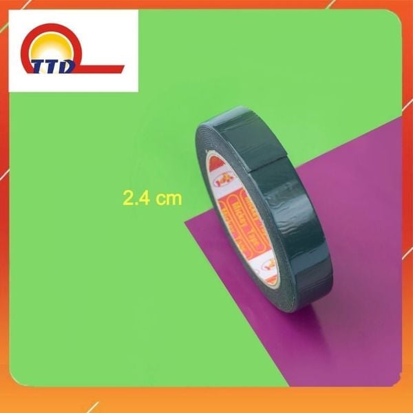 (Sỉ 1 lốc) Băng dính xốp xanh 2 mặt, xốp đen _Siêu dính_Chịu nhiệt