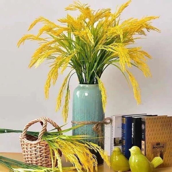 Cành lúa giả cao cấp - Trang trí nhà cửa - Decor cực đẹp