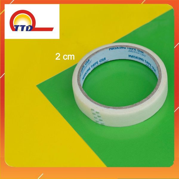 Băng dính giấy các cỡ dài 14 met_siêu dính