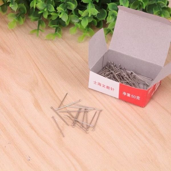 ( Hộp 500 Kim ) Đinh ghim cố định vải, ghim lá dứa tráp hỏi - Làm đồ handmade, đính ghim trang trí tráp