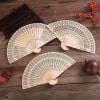 Quạt gỗ cầm tay phong cách cổ trang Trung Hoa , quạt gỗ mộc hương decor