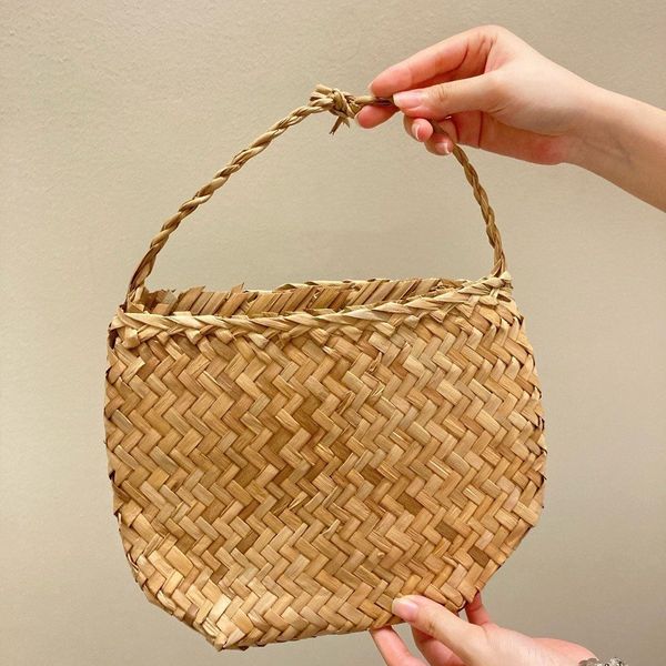 Túi cói - Giỏ cói đựng đồ, túi cói đựng hoa quả, decor trang trí phong cách vintage