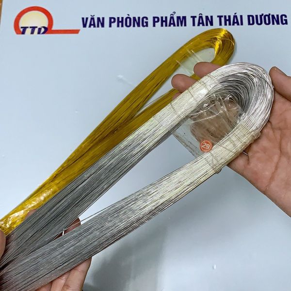 1kg = 370 SỢI Kẽm Xi Làm Hoa Kim Tiền -Cành Vàng Lá Ngọc- Cây Tiền - Hoa Len Sợi - Handmade