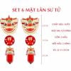 Set 6 quạt giấy - Decor trang trí nhà cửa - Trang trí Tết