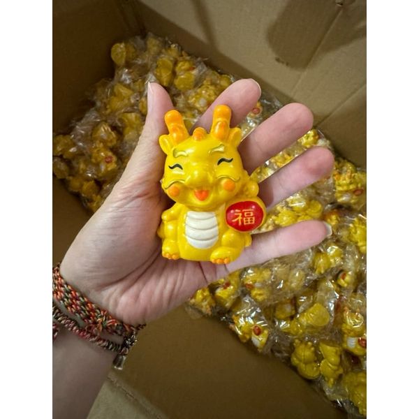 Mèo Thần Tài , Ông Thần tài , Hũ Vàng Trang Trí giỏ quà tết , oản tài lộc