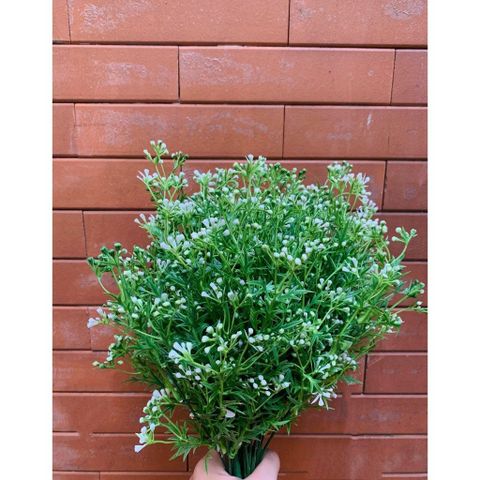 1 Cụm điểm hoa bi hạt decor trang trí nhà cửa - Cây Hoa Giả Trang Trí