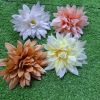 Hoa giả - Đầu bông hoa Cúc Pha Lê bằng lụa - Đầu bông hoa giả trang trí nhà cửa, trang trí tháp oản - Decor giỏ quà Tết