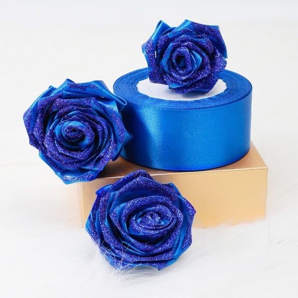 (Sỉ 5 cuộn)  Ruy Băng Lụa  Bản 4cm - 22met
