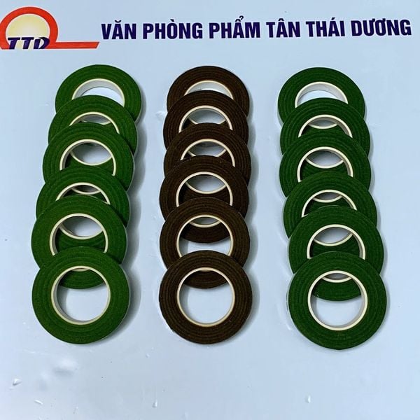 Cuộn Băng Keo Sáp - Băng cuốn cành - Sáp Quấn Làm Hoa Voan - Hoa Giấy - Làm Đồ Trang Trí Handmade