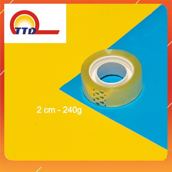 Băng Dính Văn Phòng 1 Cây_ Khổ 1.2 cm - 2 cm_Cân nặng 180gr - 240gr