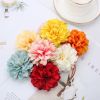 Hoa giả - Đầu bông hoa Cúc Pháp bằng vải lụa - Đầu bông hoa giả trang trí tháp oản, trang trí giỏ quà Tết
