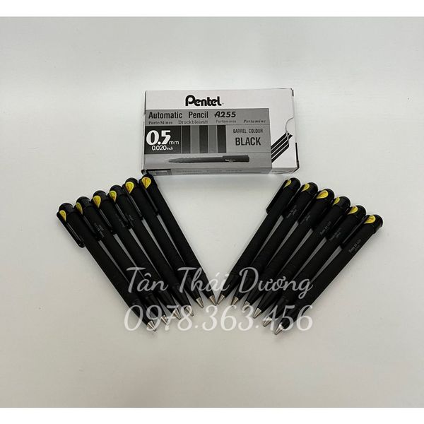 Bút Chì Kim Bấm Pentel A255 - Ngòi 0.5mm loại tốt