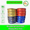 Ruy Băng Lụa In Chữ Happy New Year Bản 2,5cm- Cuộn To 45Met Loại đẹp