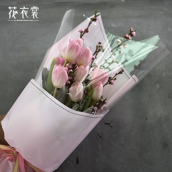 Giấy Gói Hoa Trong Suốt - Giấy bóng kính gói hoa - tập 50 tờ
