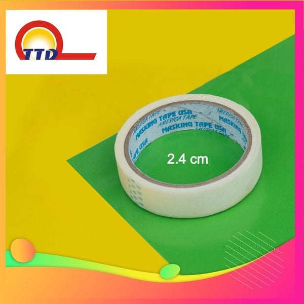 Băng dính giấy các cỡ dài 14 met_siêu dính