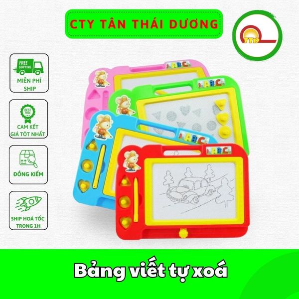 Bảng viết tự xoá - Bảng Viết Thông Minh Cho Bé 2 cỡ to , nhỏ