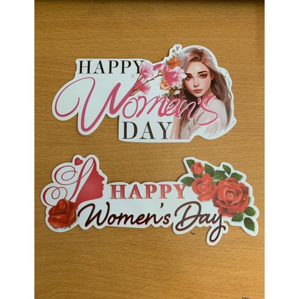 Banner Happy Birthday - Chúc mừng sinh nhật, tag cài thiệp, lãng hoa giỏ quà (Ngẫu Nhiên)