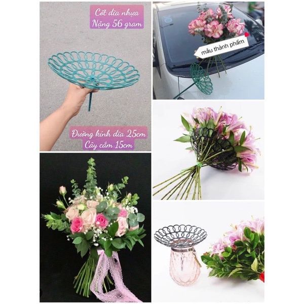 Vỉ cốt bó hoa - Vỉ khung tròn cắm hoa dễ dàng và tiện lợi