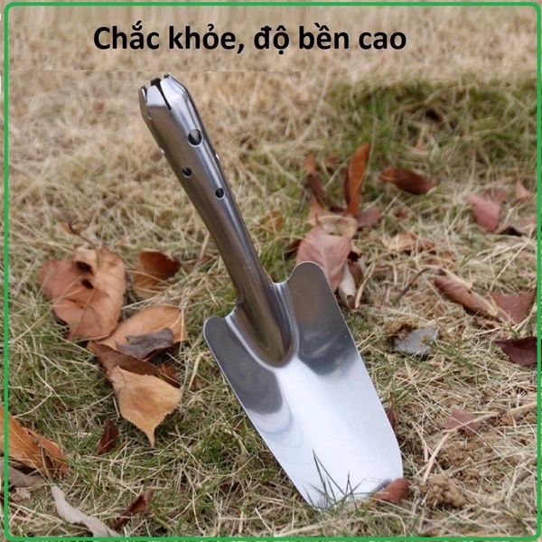 Xẻng làm vườn - Xẻng mini - Xẻng inox mini - Chắc chắn, Bền đẹp