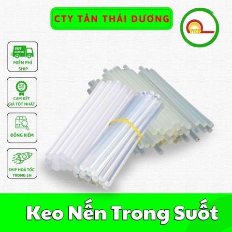 [ 20 Que ] Keo Nến Trong Suốt Các Cỡ To Nhỏ - Đa Năng, Tiện Dụng