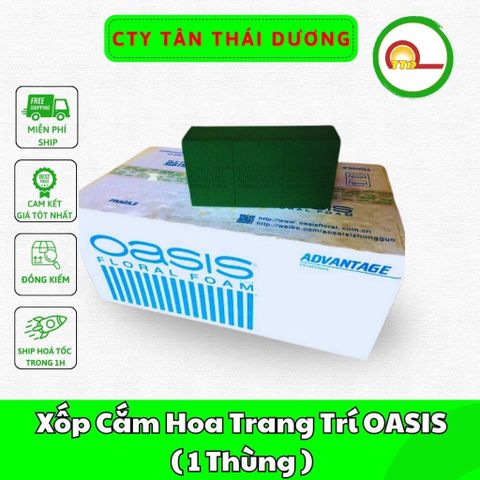 (SỈ 1 THÙNG) Xốp Cắm Hoa OASIS - Dùng Để Cắm Hoa - Trang Trí Hoa Tươi, Hoa Khô