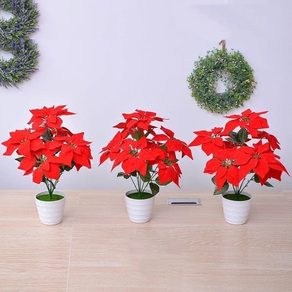 Cây Giả - Cây hoa Trạng Nguyên giả cao cấp giống thật 99% - Decor Trang trí nhà cửa cực đẹp