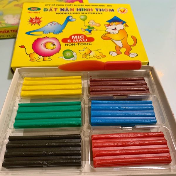 Đất Nặn Thủ Công Cho Bé Mic 6 Màu _10 Màu