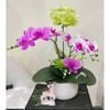 Cành hoa lan hồ điệp 5 bông cao su - decor trang trí tuyệt đẹp và cực sang