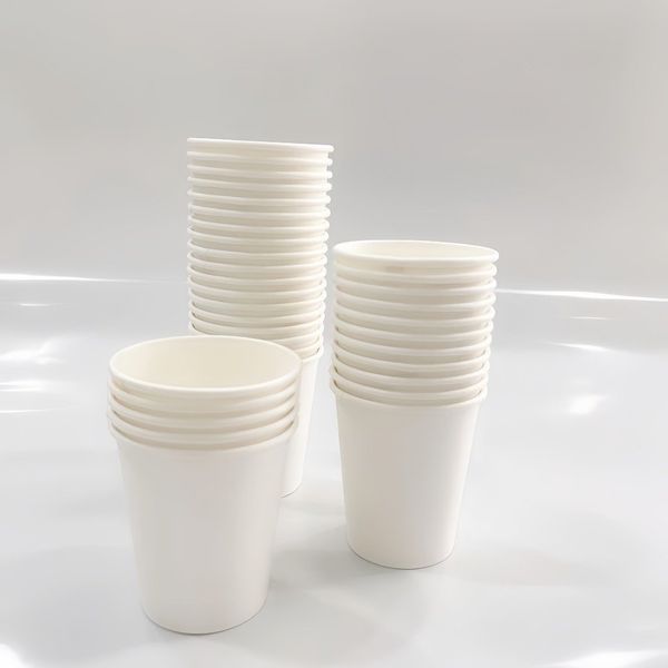 Cốc giấy - Set 50 cốc giấy dùng 1 lần chịu nhiệt, an toàn và tiện dụng - Loại tốt và dày dặn