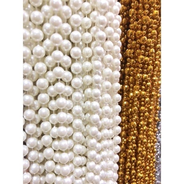 3Met Dây Chuỗi Ngọc Trang Trí Làm Oản Làm Đồ Handmade